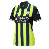 Fotbalové Dres Manchester City Jeremy Doku #11 Dámské Venkovní 2024-25 Krátký Rukáv